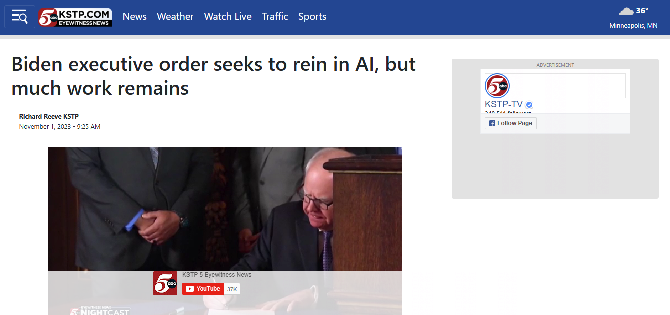 Biden Order Aims to Regulate AI