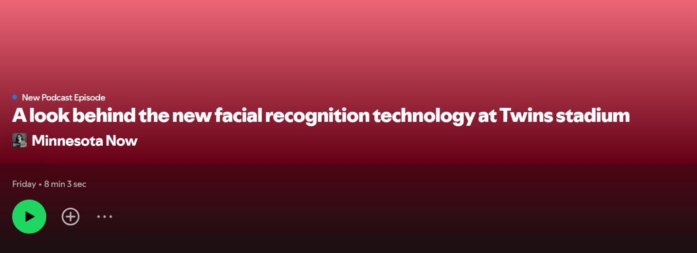 New facial recognition technology at Twins stadium